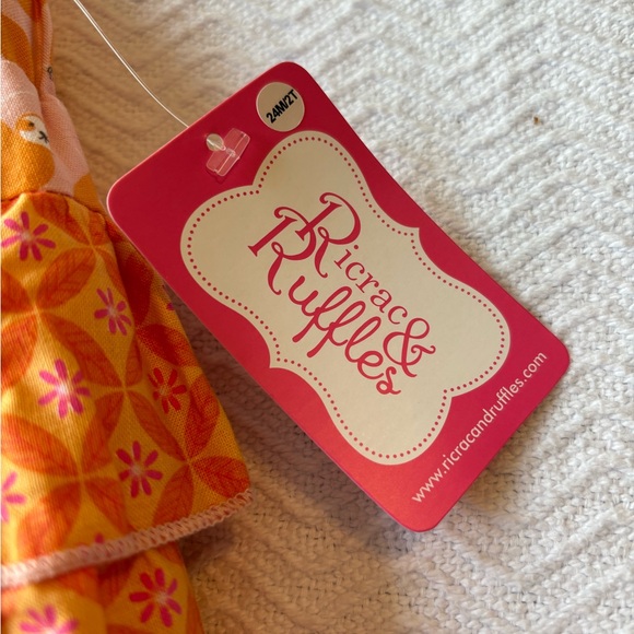 RicRac & Ruffles NWT 24 Months/2T Bubble sloth theme - Picture 2 of 3